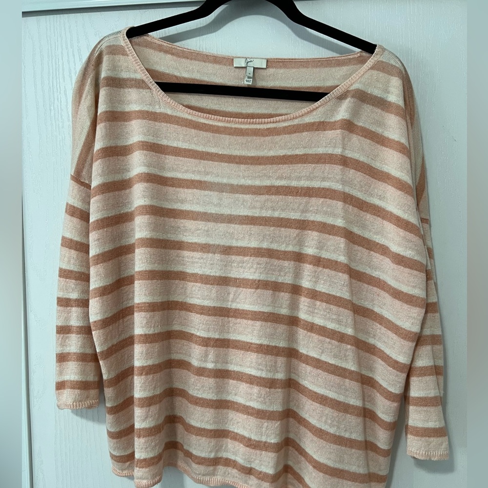 Joie Peach linen top